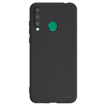 Picasee silikonowe czarne etui na Honor 20 Lite - Clear