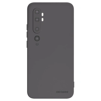 Picasee silikonowe czarne etui na Xiaomi Mi Note 10 (Pro) - Clear