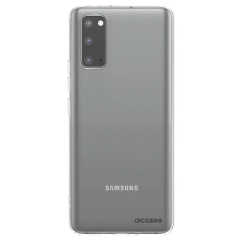 Picasee silikonowe przeźroczyste etui na Samsung Galaxy S20 G980F - Clear