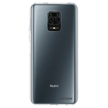 Picasee silikonowe przeźroczyste etui na Xiaomi Redmi Note 9 Pro - Clear