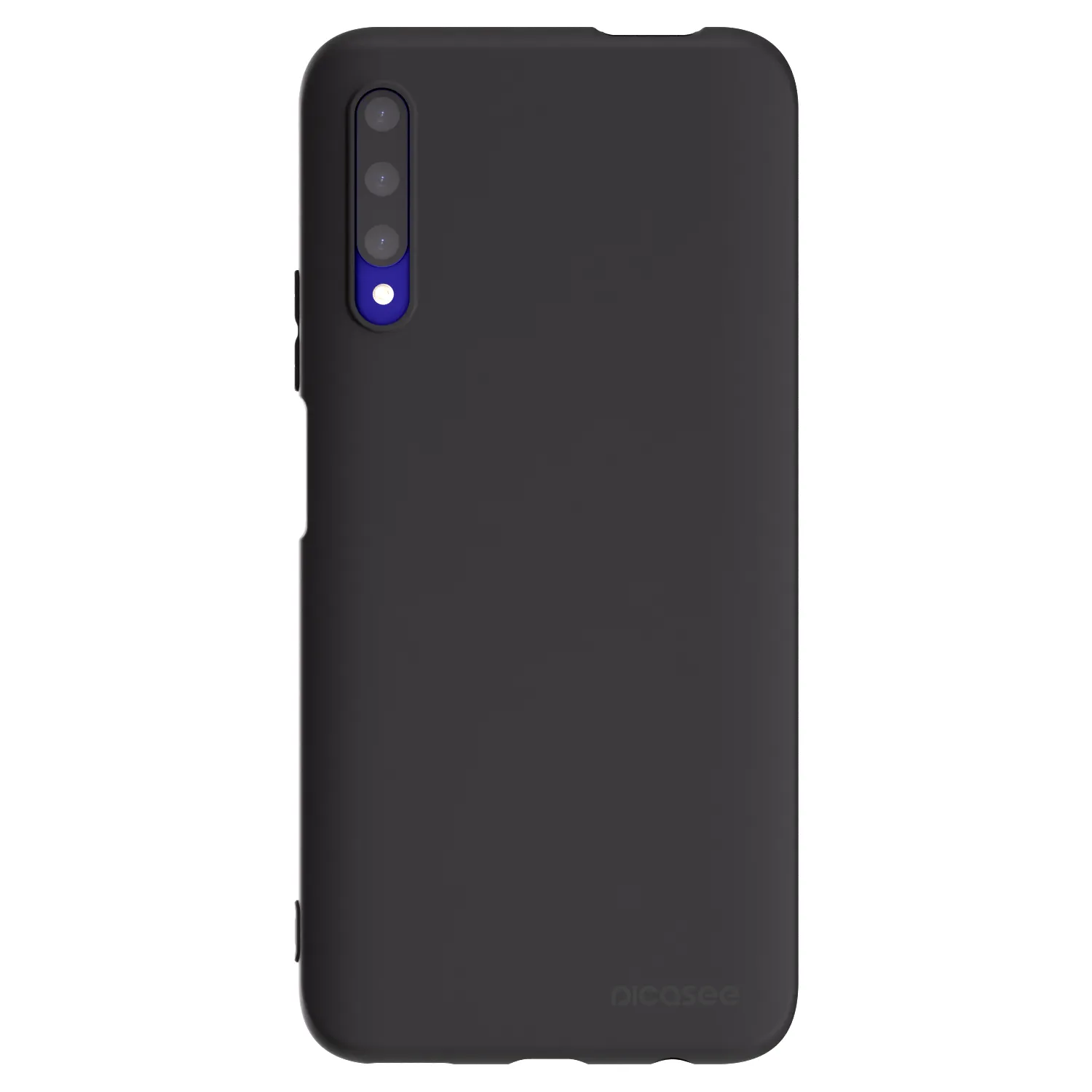 Picasee silikonowe czarne etui na Honor 9X Pro - Clear