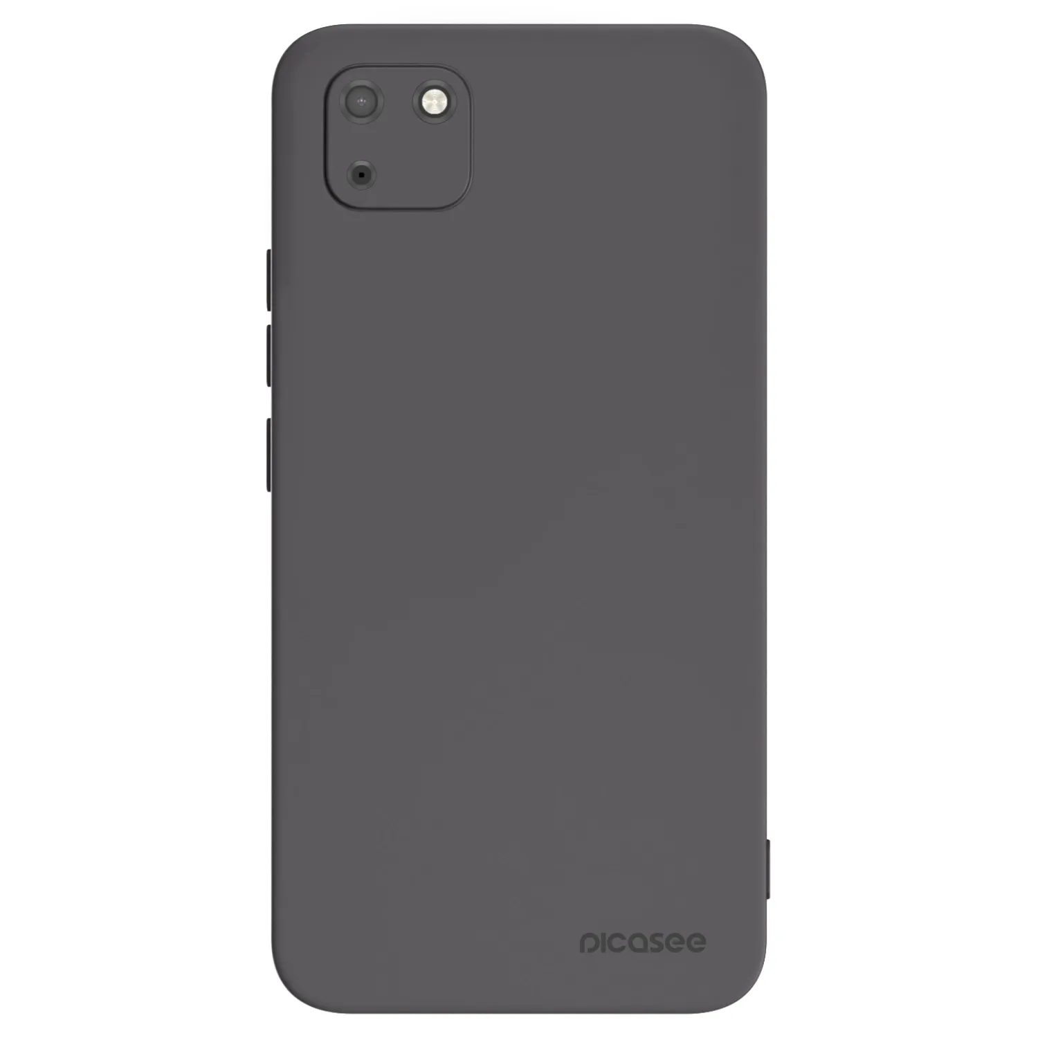 Picasee silikonowe czarne etui na Huawei Y5P - Clear