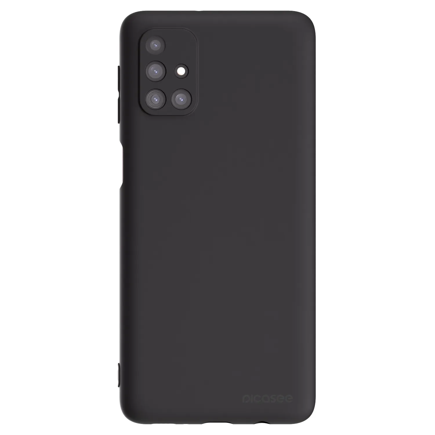 Picasee silikonowe czarne etui na Samsung Galaxy M31s - Clear