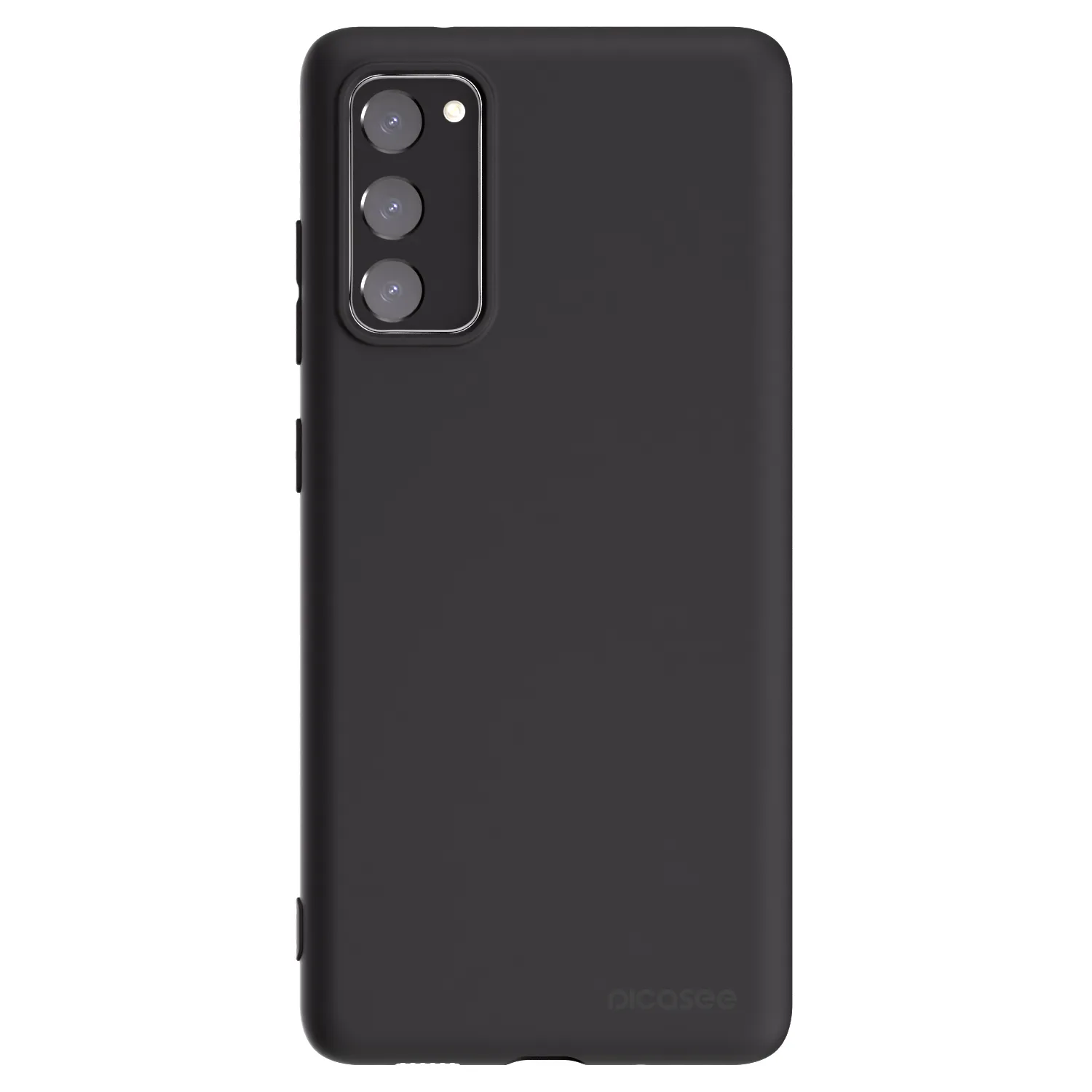 Picasee silikonowe czarne etui na Samsung Galaxy S20 FE - Clear