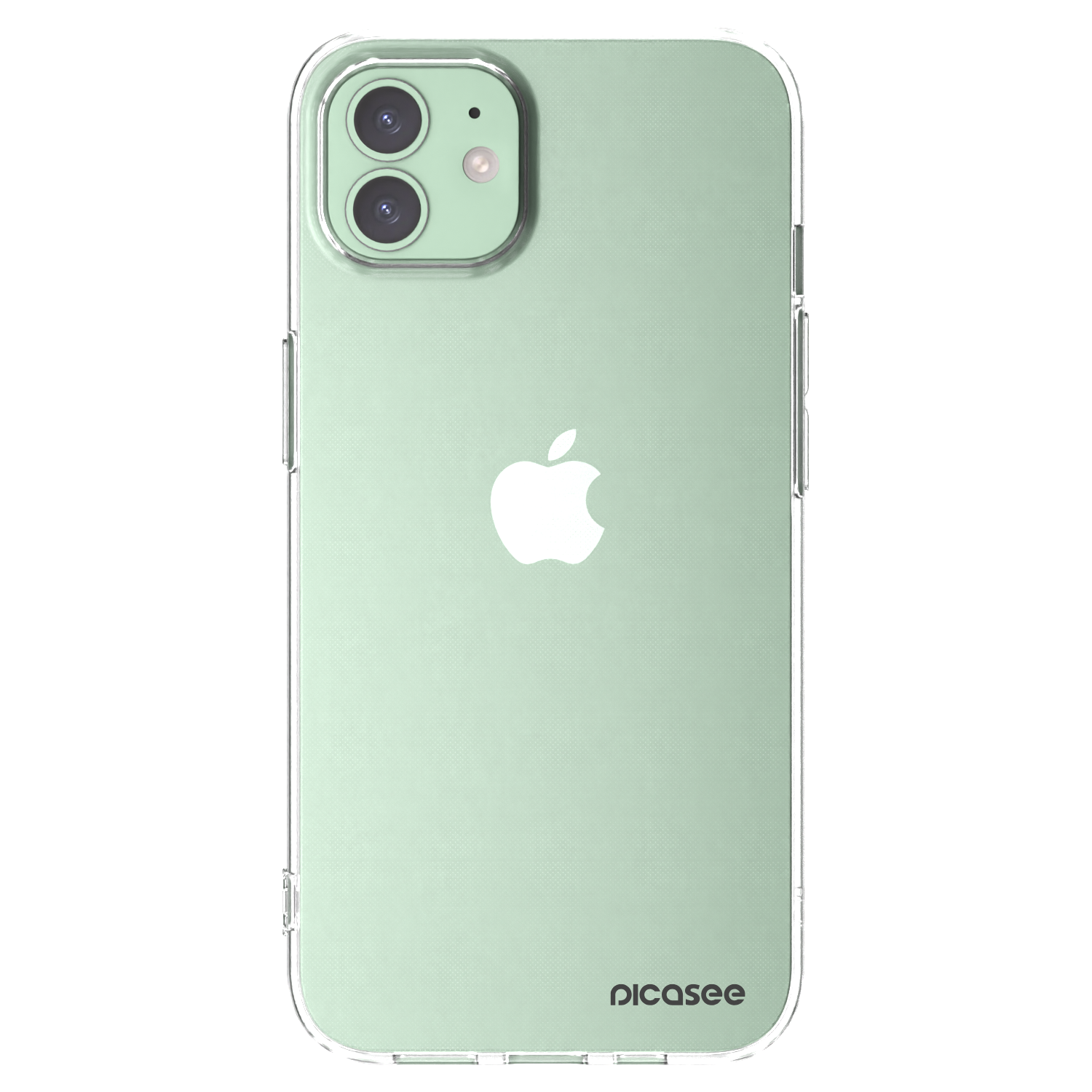 Picasee silikonowe przeźroczyste etui na Apple iPhone 12 - Clear