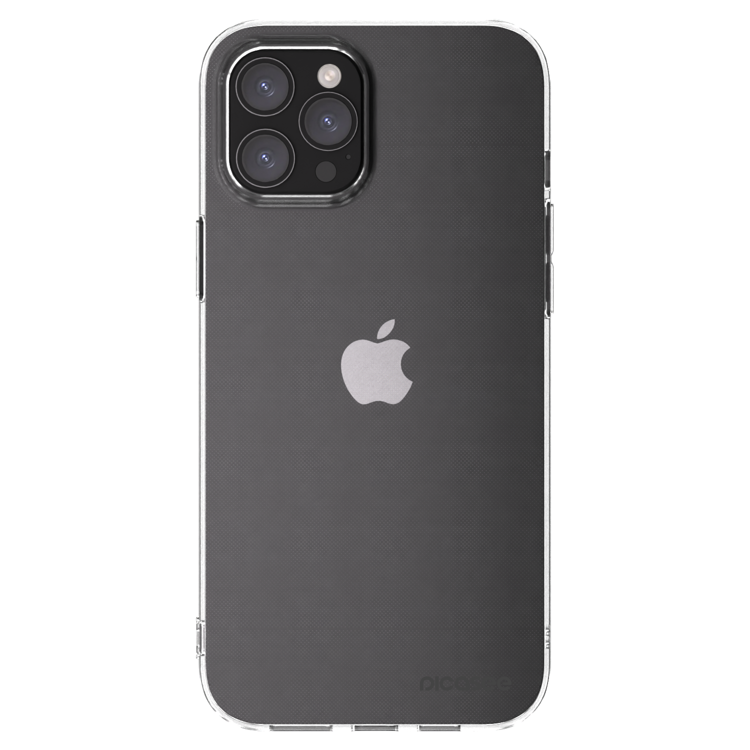Picasee silikonowe przeźroczyste etui na Apple iPhone 12 Pro Max - Clear