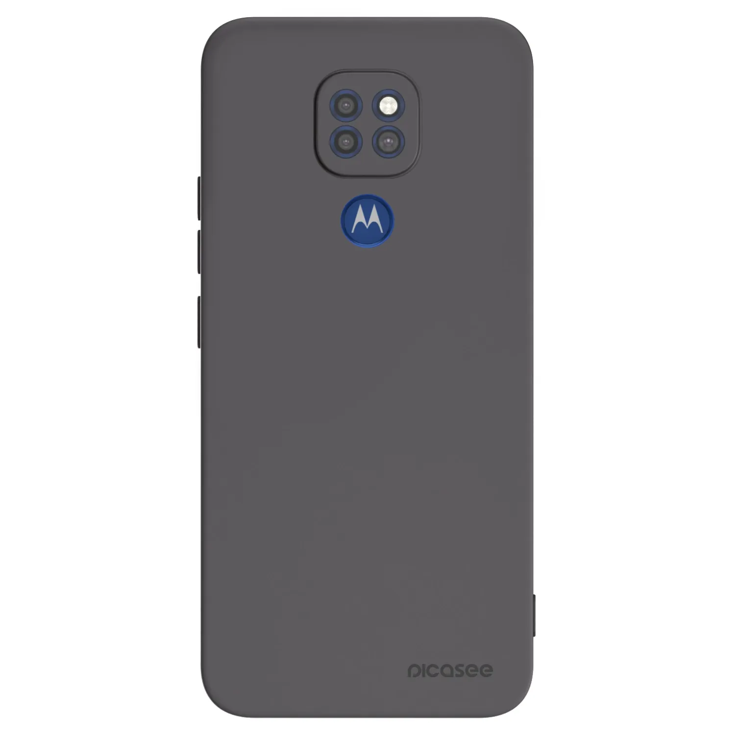 Picasee silikonowe czarne etui na Motorola Moto G9 Play - Clear