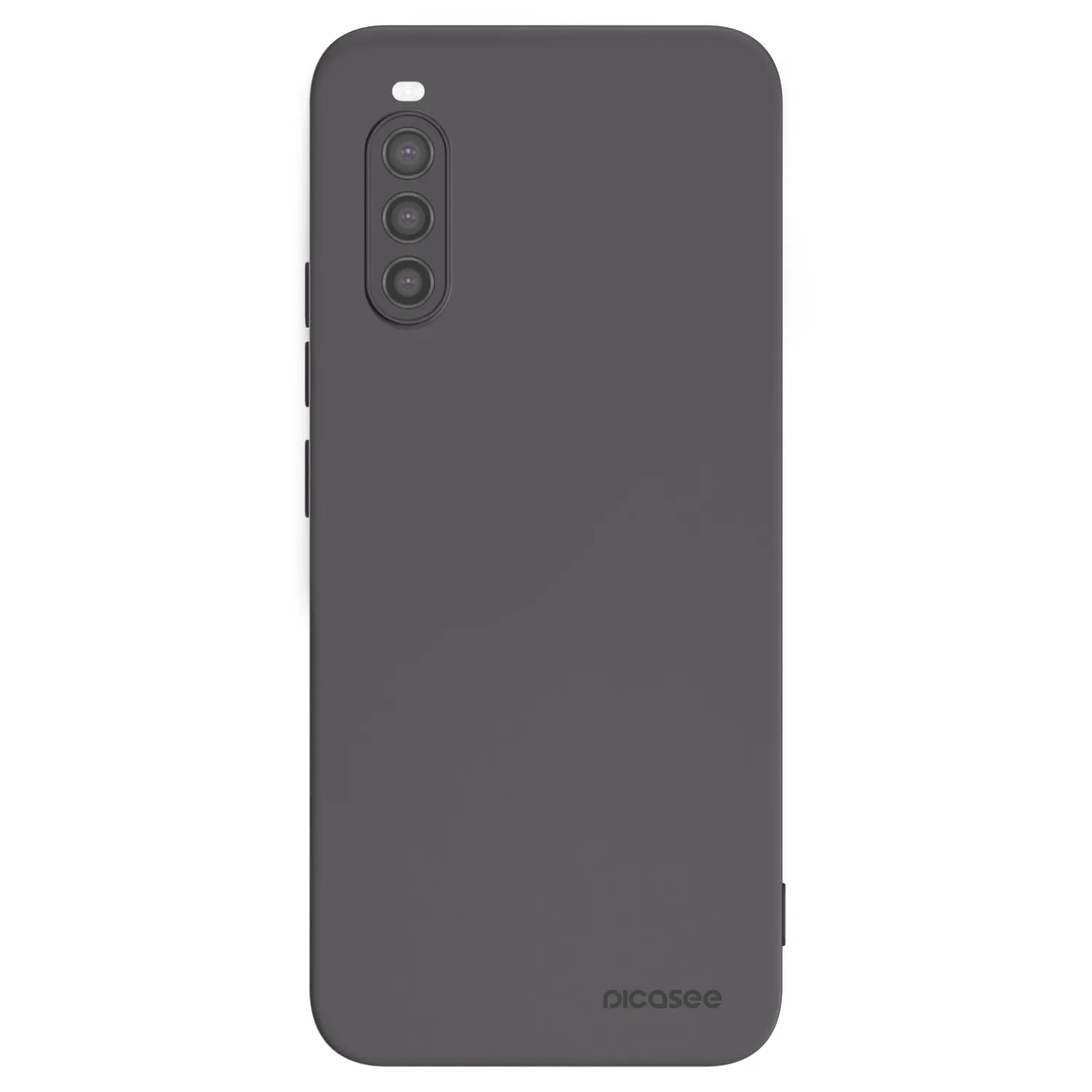 Picasee silikonowe czarne etui na Sony Xperia 10 II - Clear