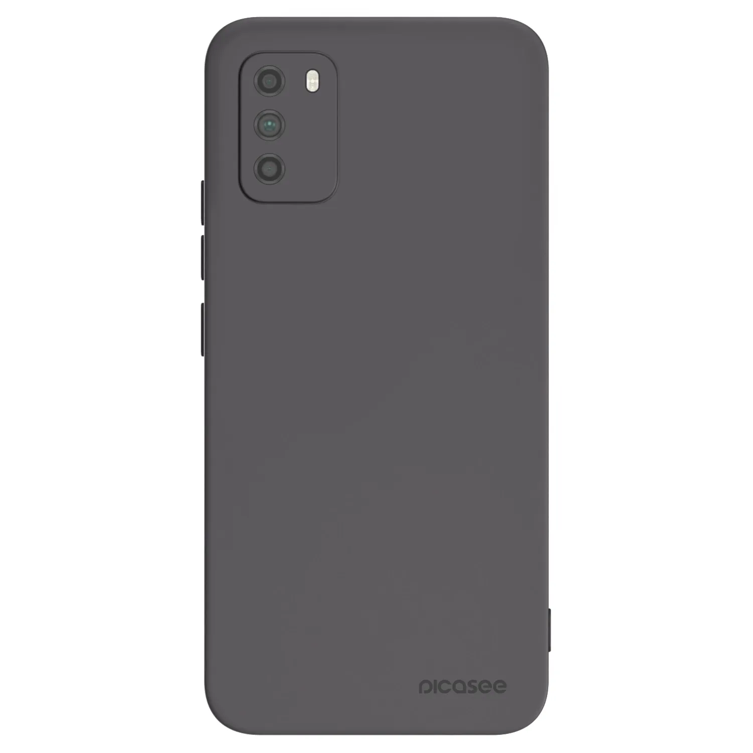 Picasee silikonowe czarne etui na Xiaomi Poco M3 - Clear