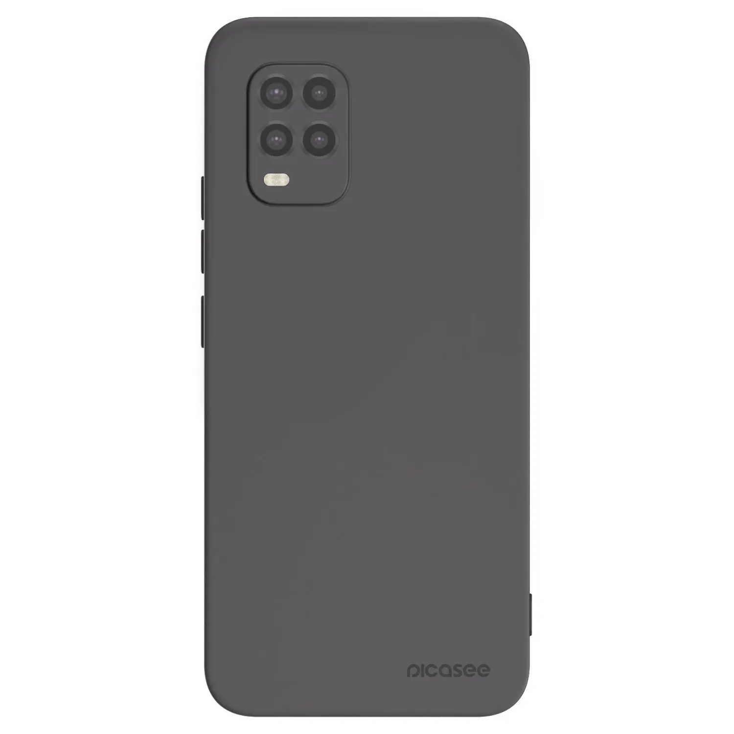 Picasee silikonowe czarne etui na Xiaomi Mi 10 Lite - Clear