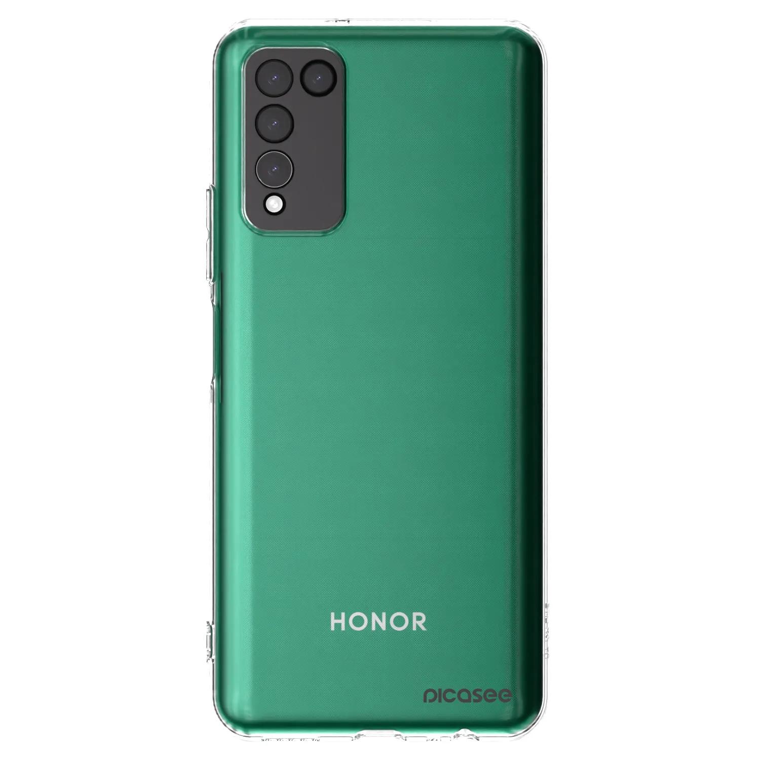 Picasee silikonowe przeźroczyste etui na Honor 10X Lite - Clear