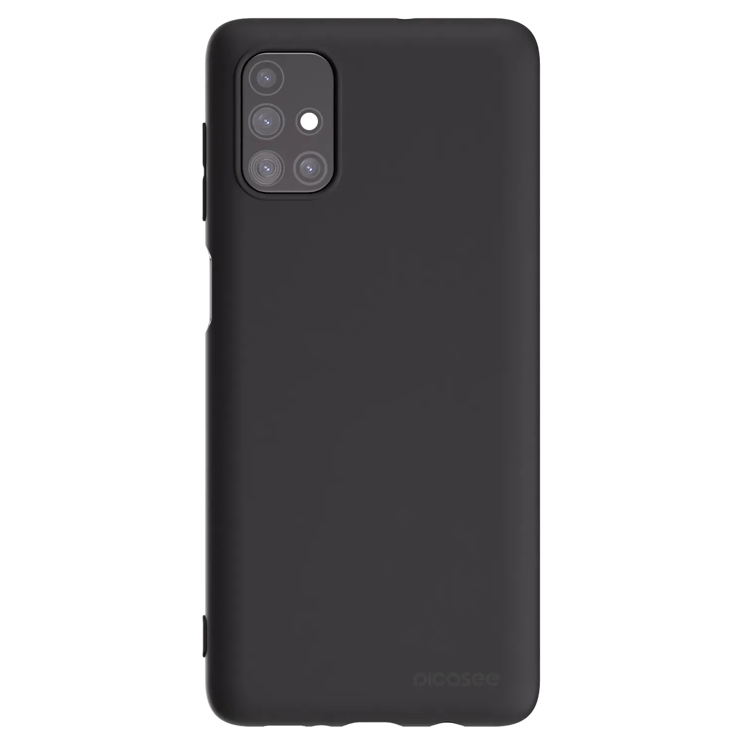 Picasee silikonowe czarne etui na Samsung Galaxy M51 M515F - Clear