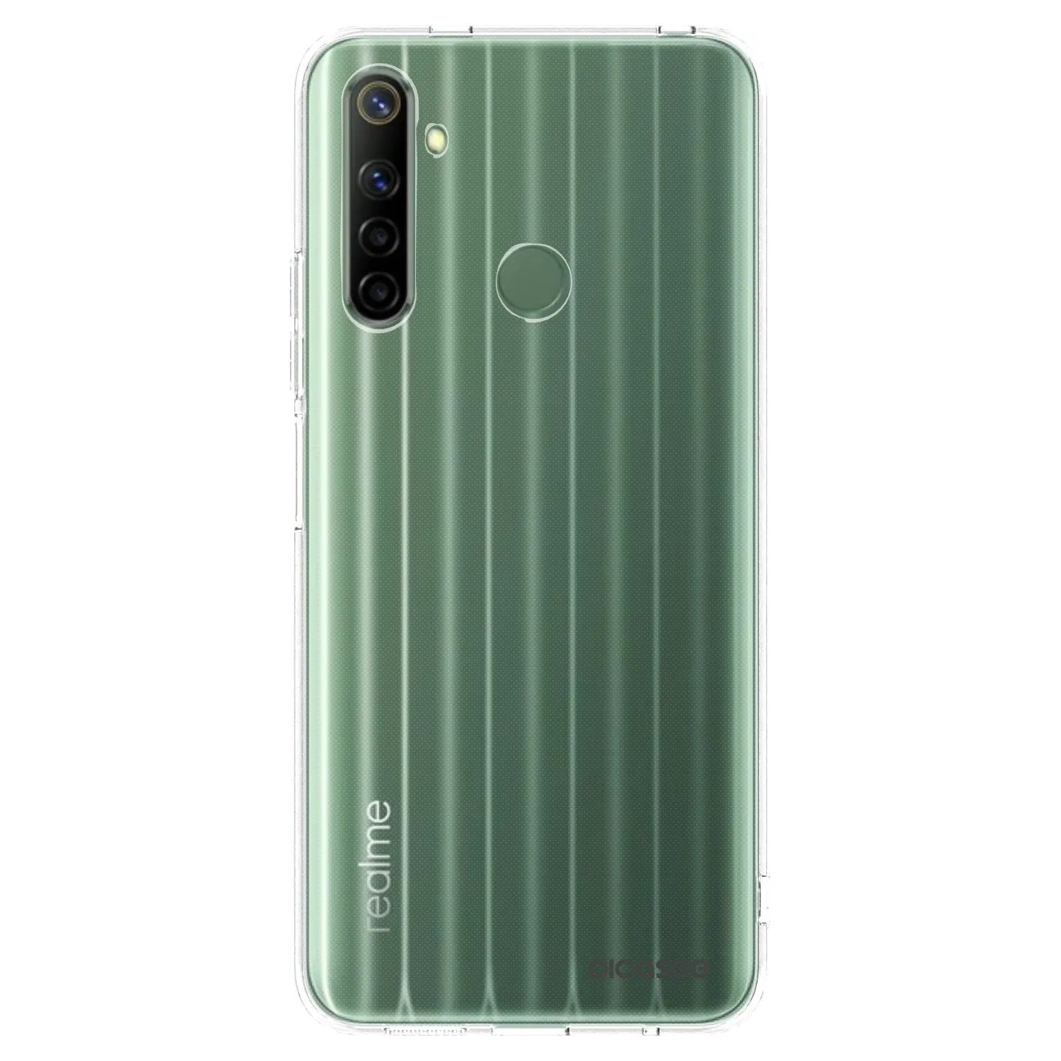 Picasee silikonowe przeźroczyste etui na Realme 6i - Clear