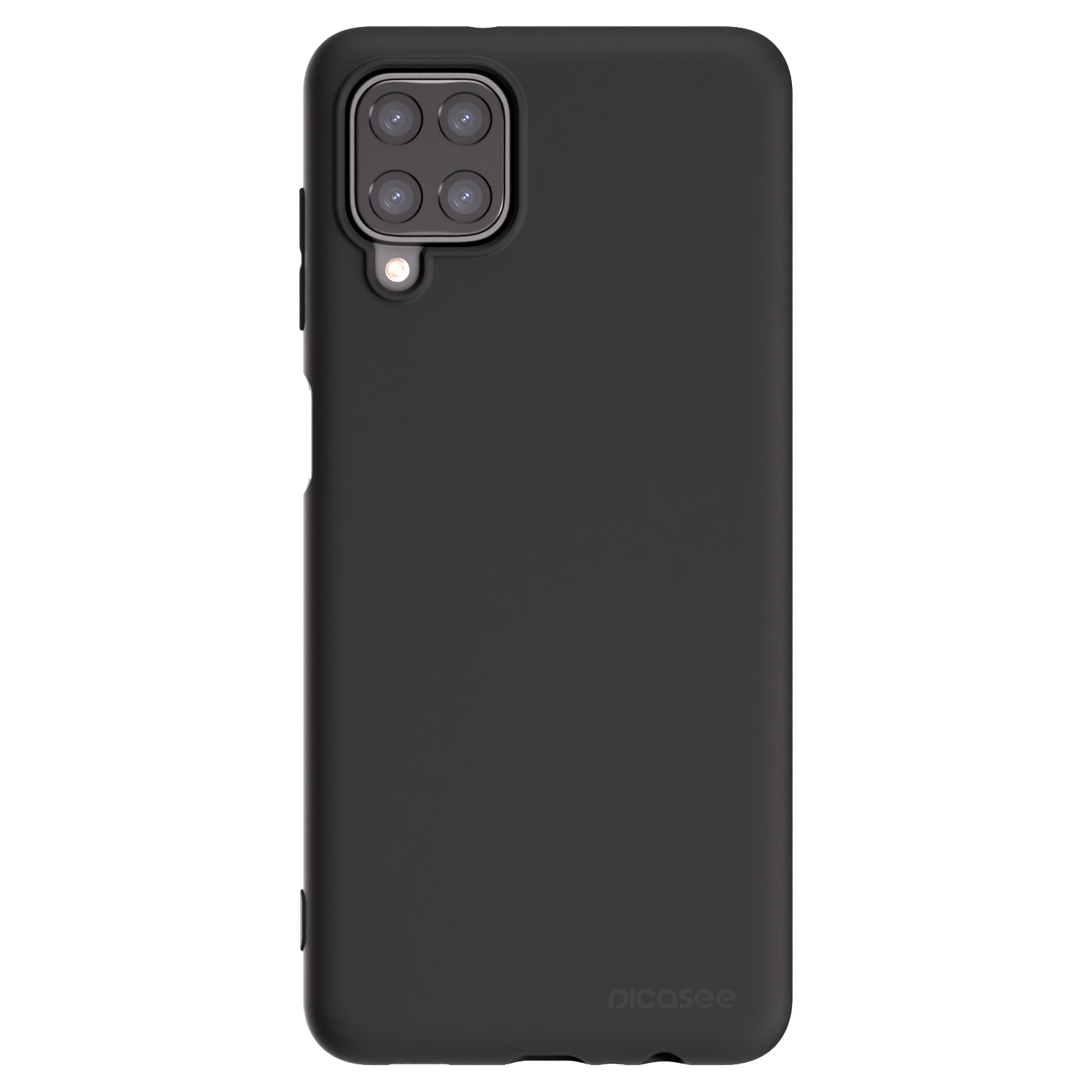 Picasee silikonowe czarne etui na Samsung Galaxy A12 A125F - Clear