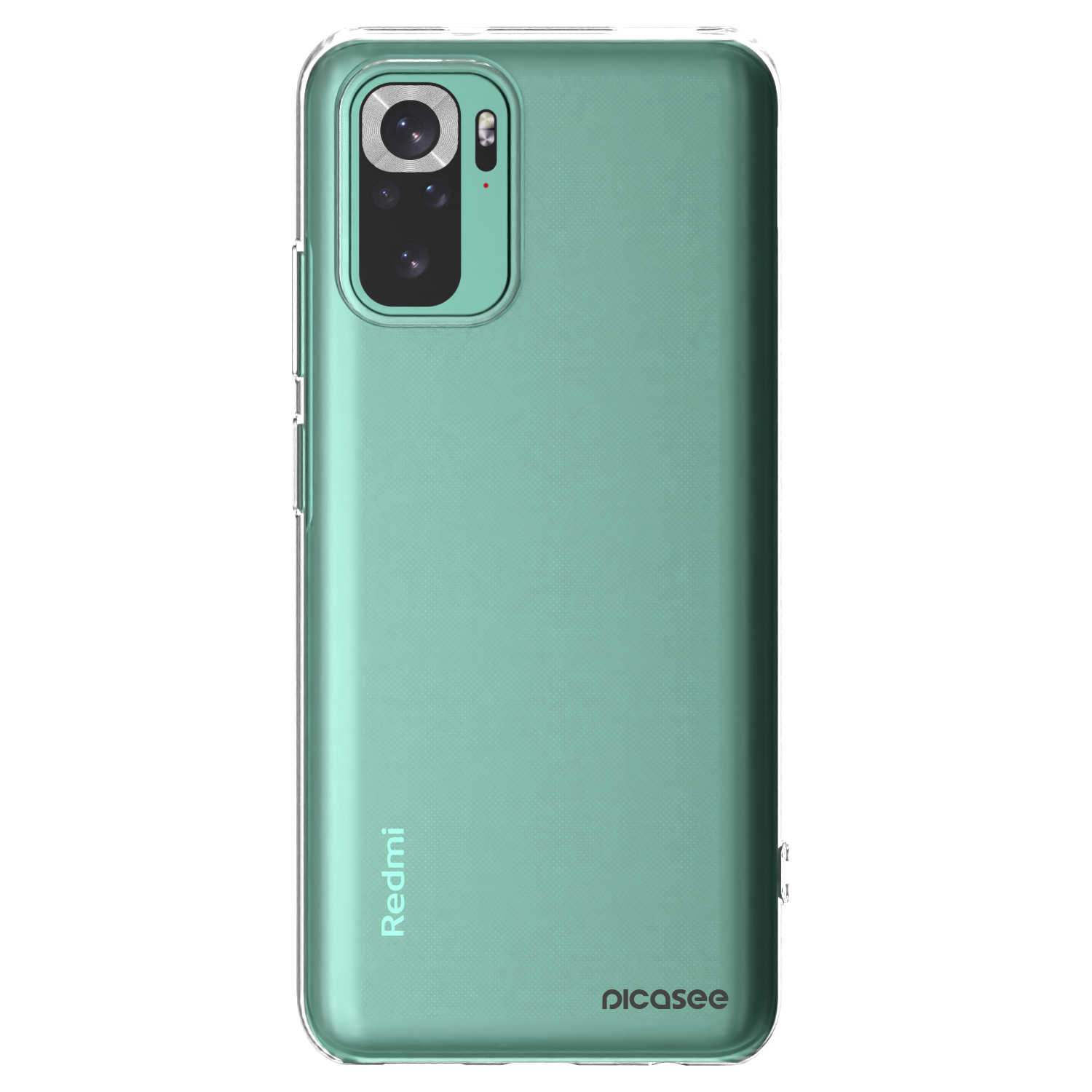 Picasee silikonowe przeźroczyste etui na Xiaomi Redmi Note 10 Pro - Clear