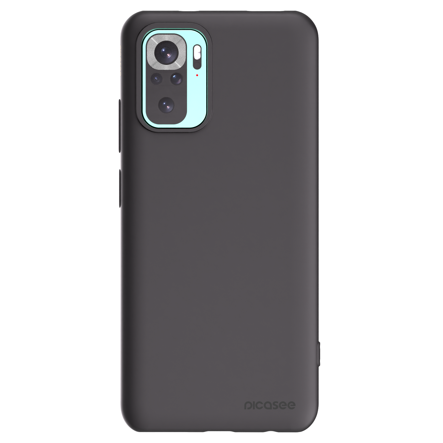 Picasee silikonowe czarne etui na Xiaomi Redmi Note 10 Pro - Clear