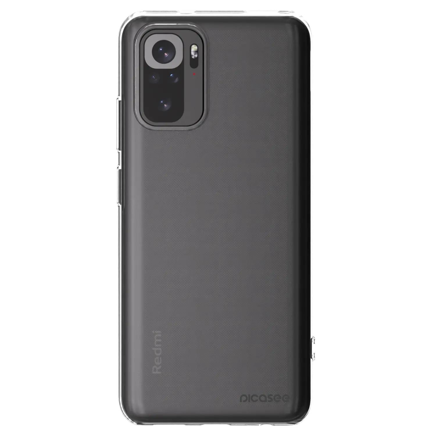 Picasee silikonowe przeźroczyste etui na Xiaomi Redmi Note 10S - Clear