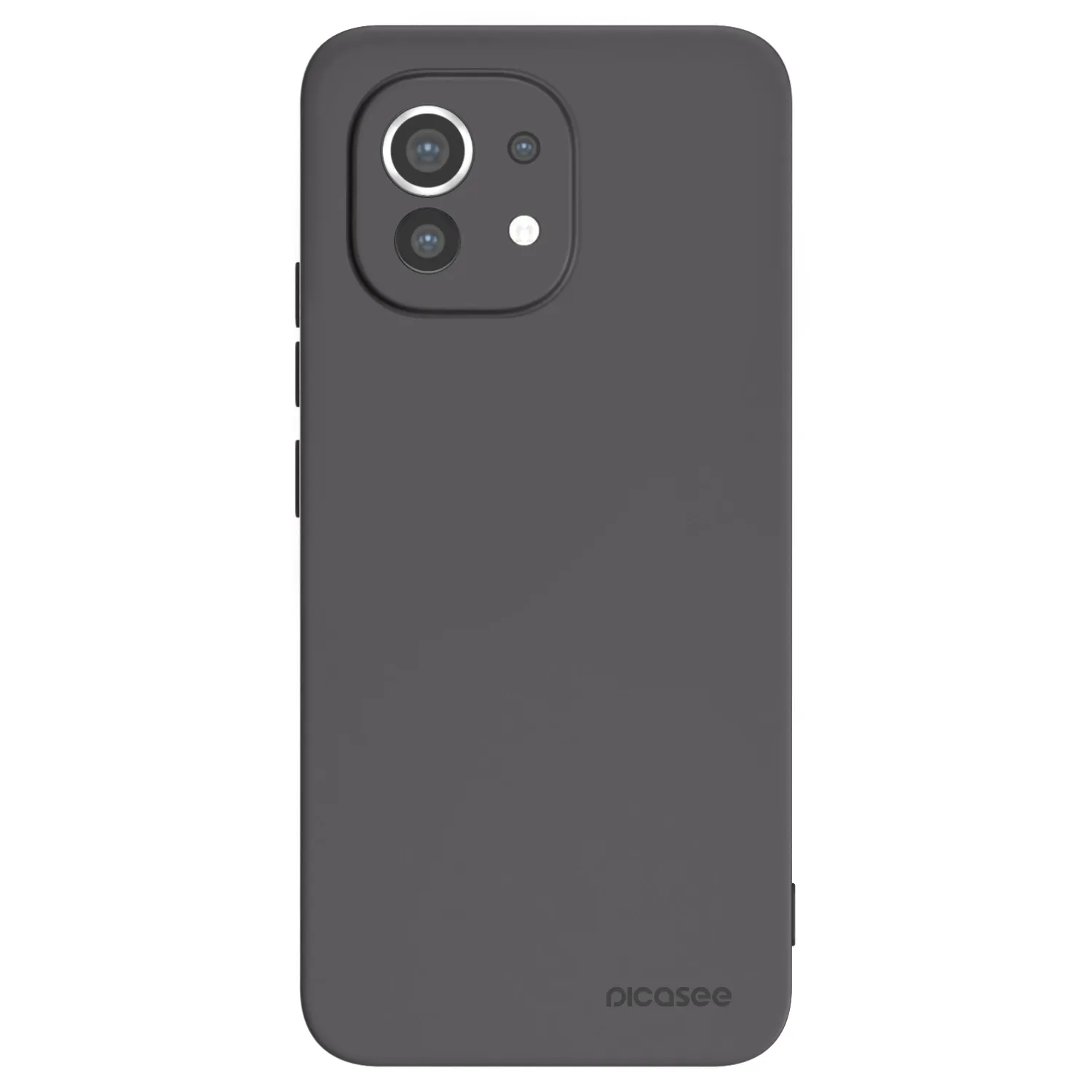 Picasee silikonowe czarne etui na Xiaomi Mi 11 - Clear