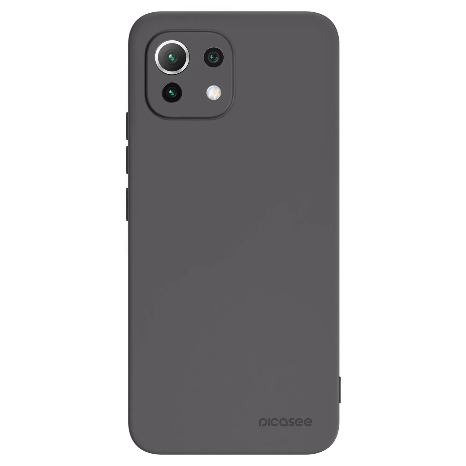 Picasee silikonowe czarne etui na Xiaomi Mi 11 Lite - Clear