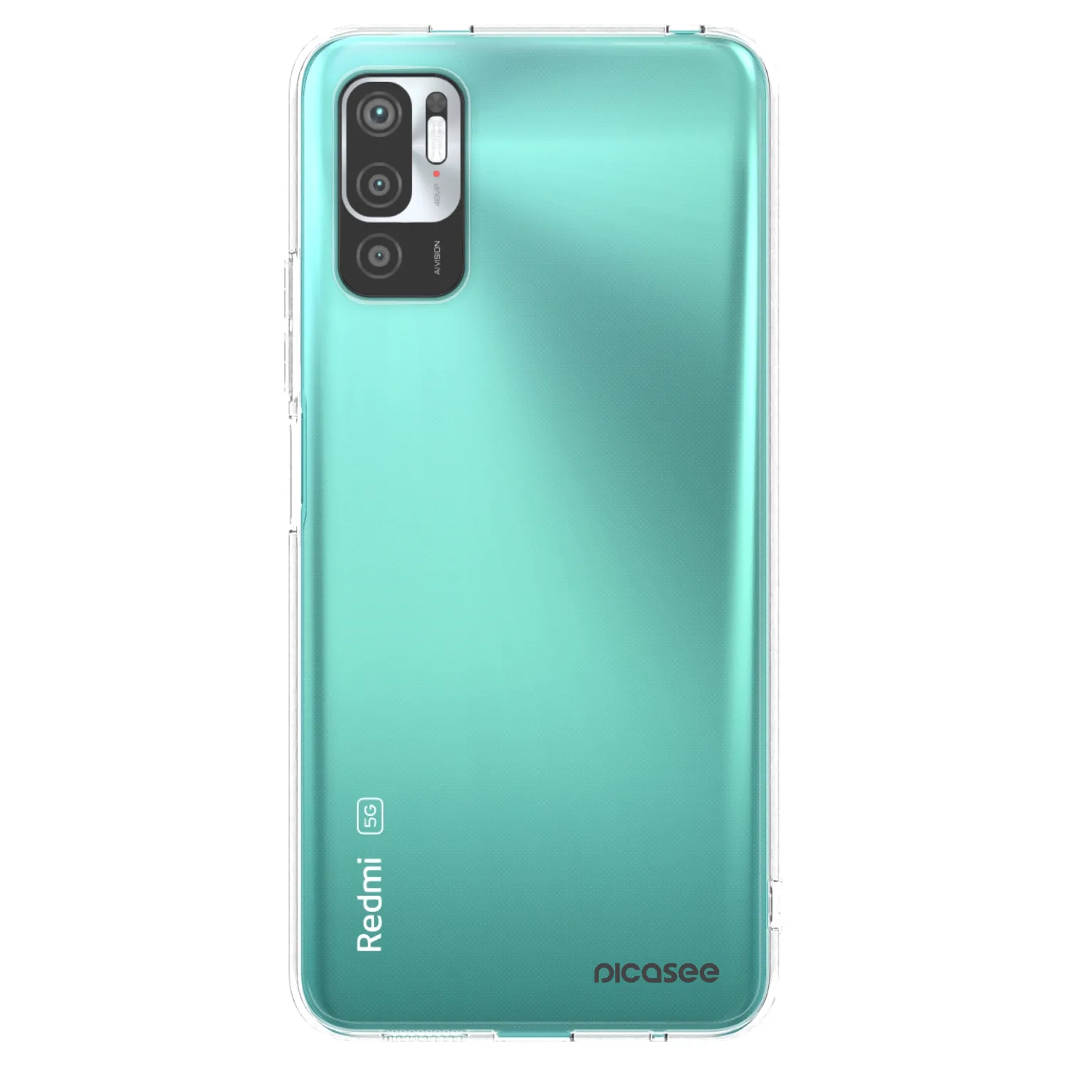 Picasee silikonowe przeźroczyste etui na Xiaomi Redmi Note 10 5G - Clear