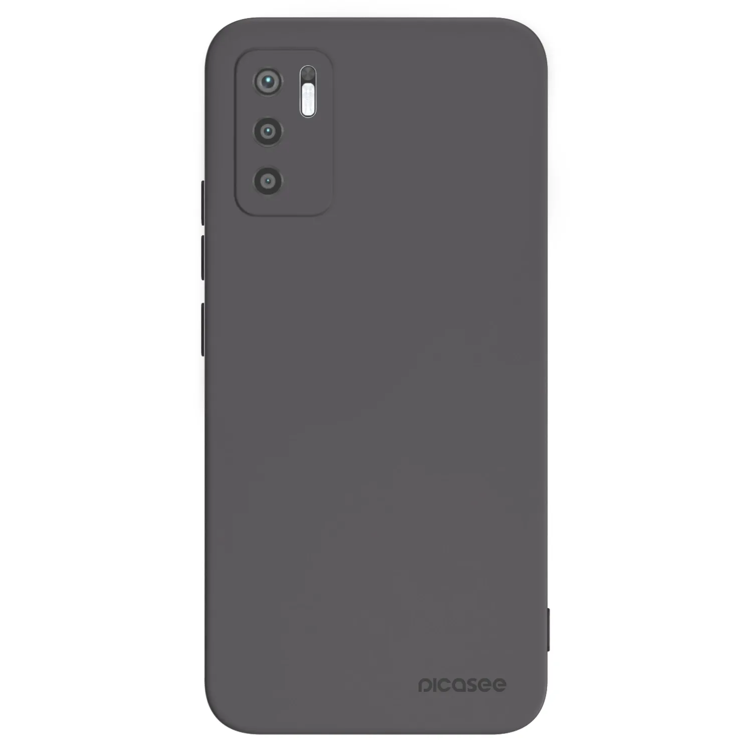 Picasee silikonowe czarne etui na Xiaomi Redmi Note 10 5G - Clear