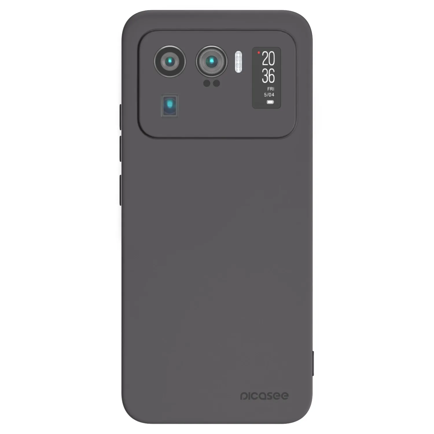 Picasee silikonowe czarne etui na Xiaomi Mi 11 Ultra - Clear