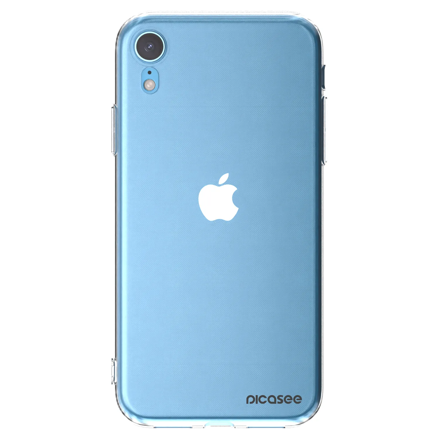 Picasee silikonowe przeźroczyste etui na Apple iPhone XR - Clear