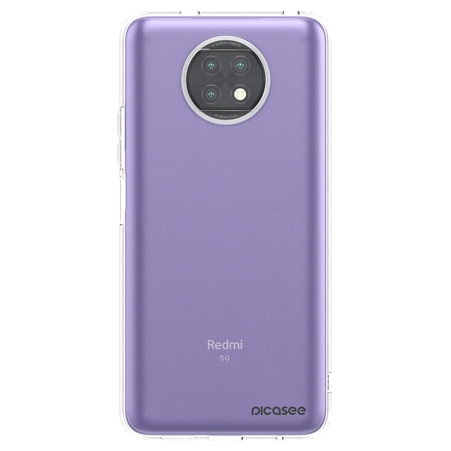 Picasee silikonowe przeźroczyste etui na Xiaomi Redmi Note 9T - Clear