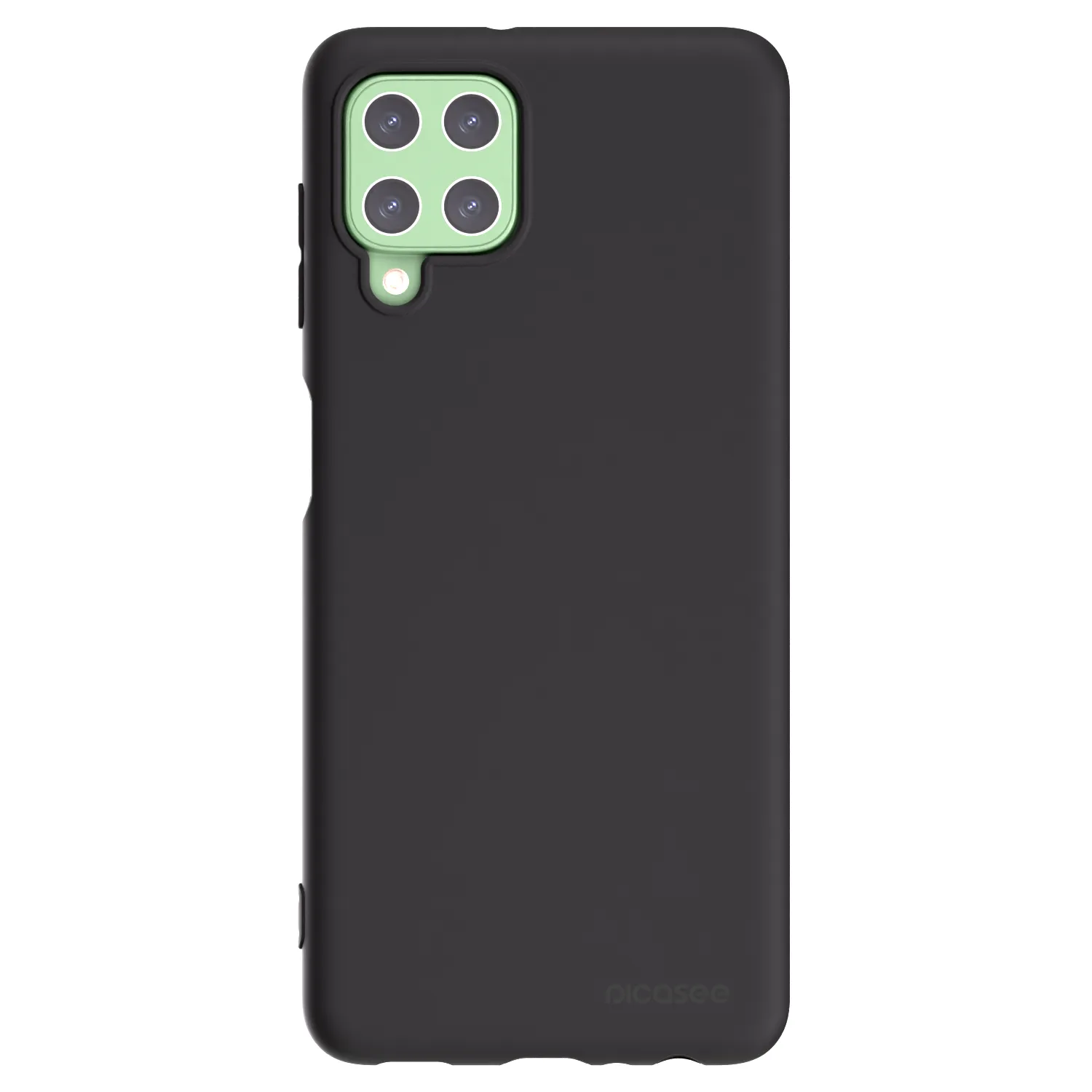 Picasee silikonowe czarne etui na Samsung Galaxy A22 A225F 4G - Clear