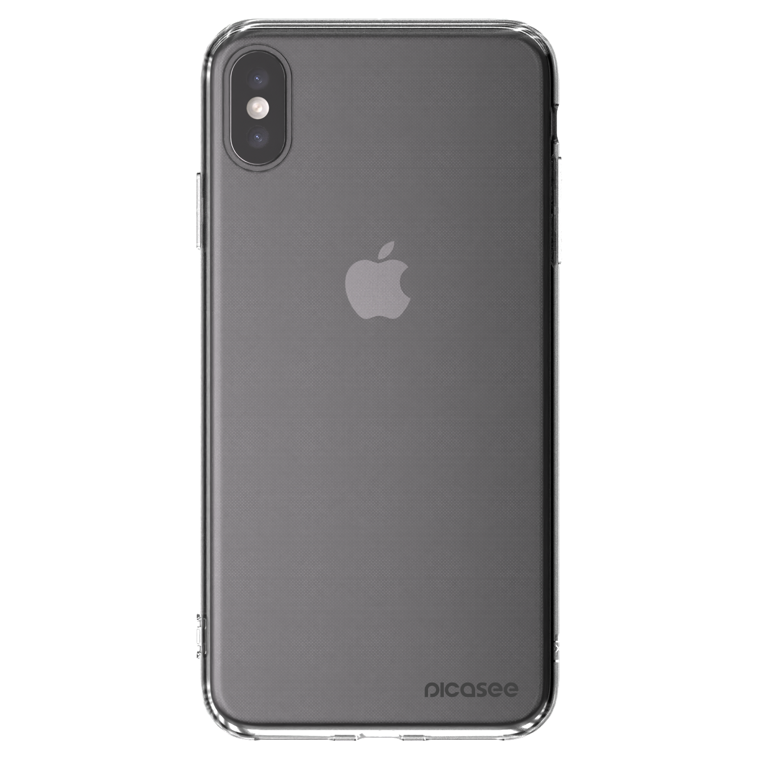 Picasee silikonowe przeźroczyste etui na Apple iPhone XS Max - Clear