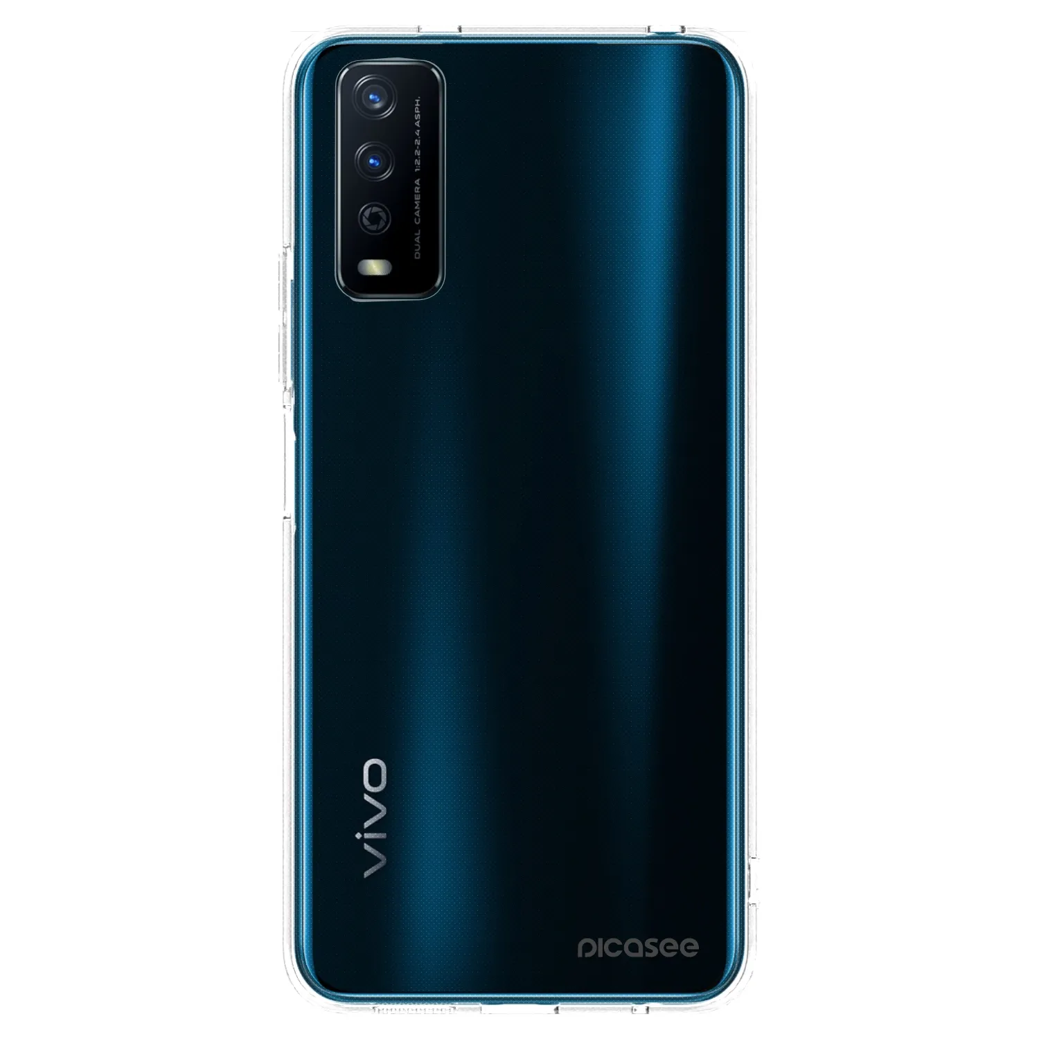 Picasee silikonowe przeźroczyste etui na Vivo Y11s - Clear