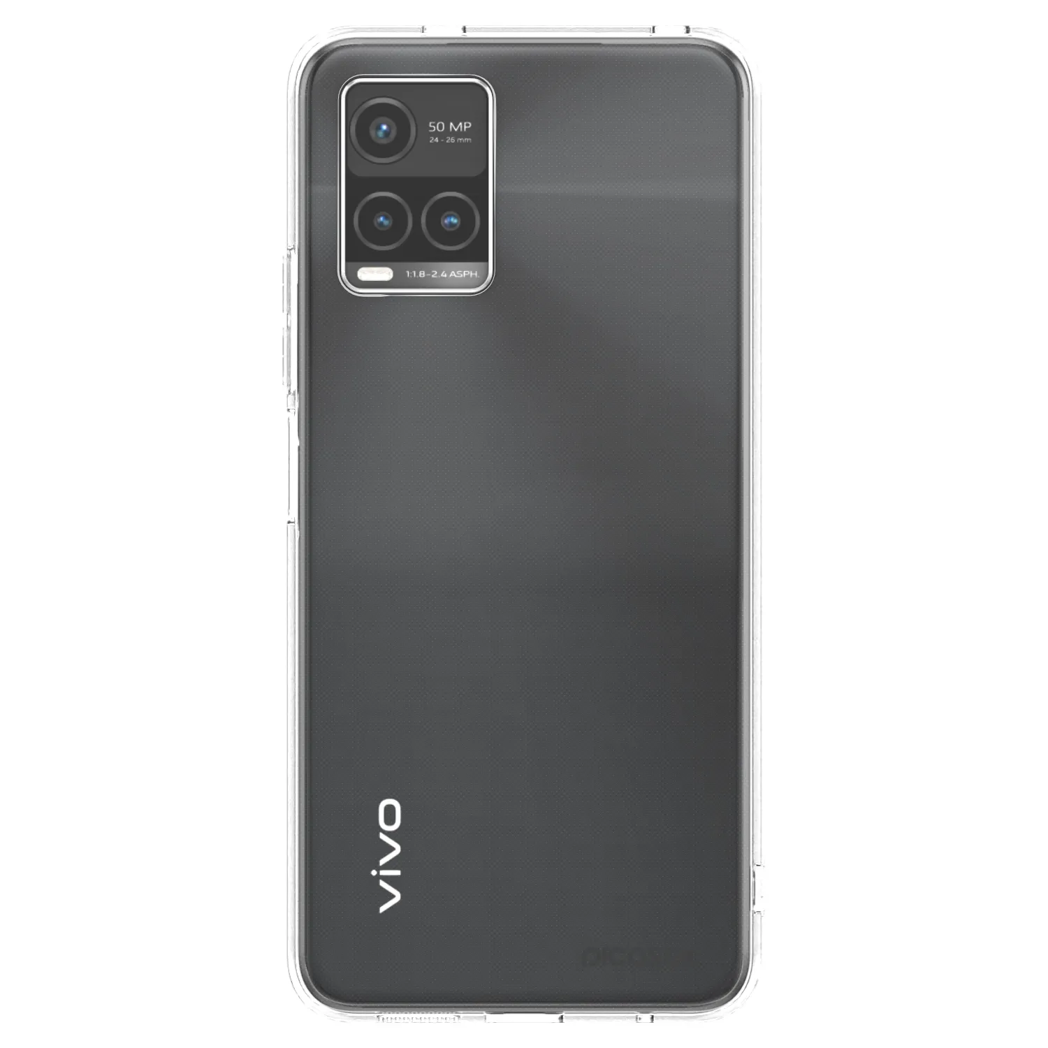 Picasee silikonowe przeźroczyste etui na Vivo Y33s - Clear