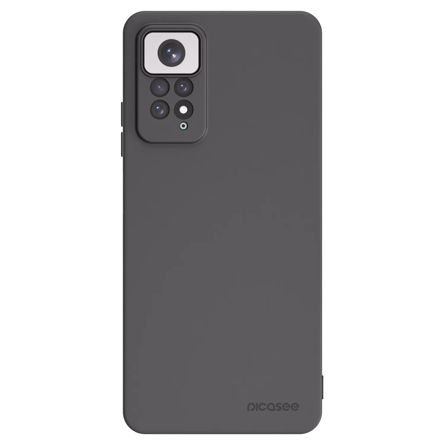 Picasee silikonowe czarne etui na Xiaomi Redmi Note 11 - Clear