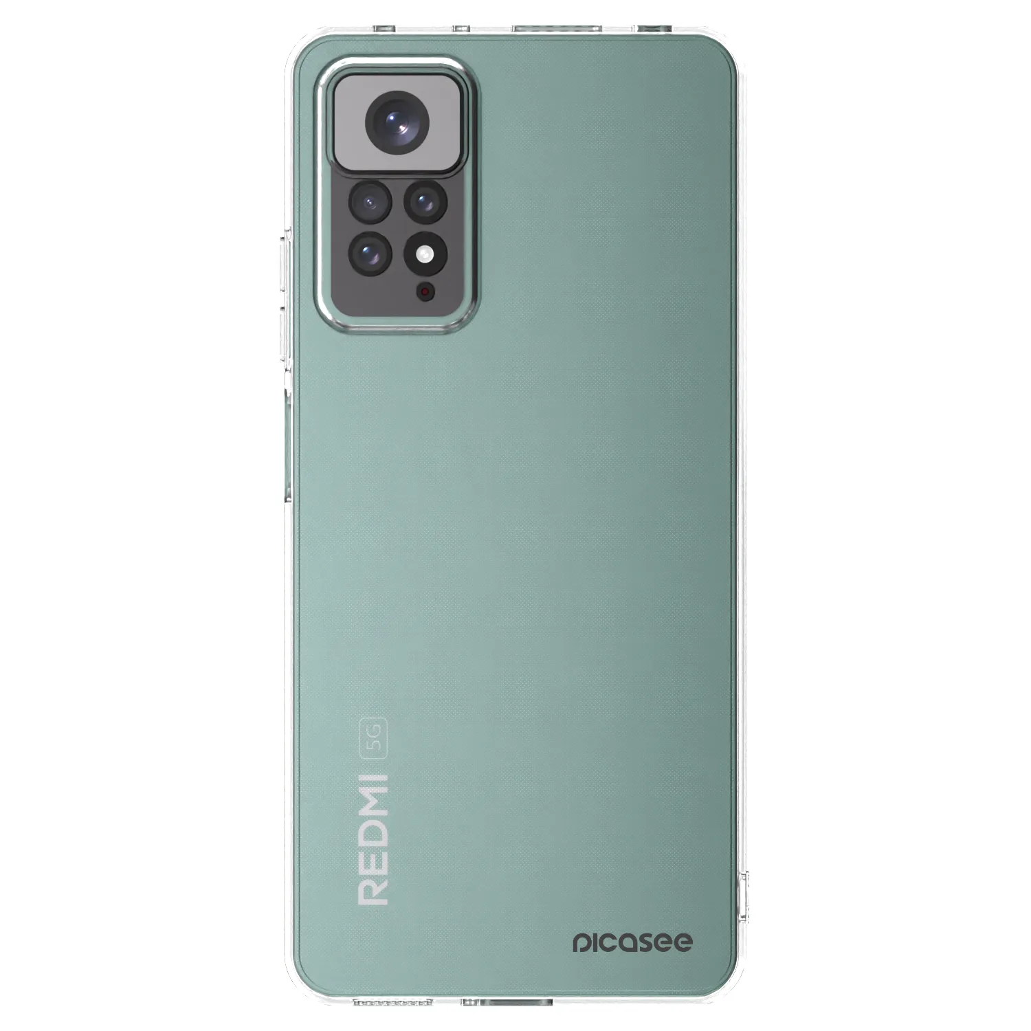 Picasee silikonowe przeźroczyste etui na Xiaomi Redmi Note 11S 4G - Clear
