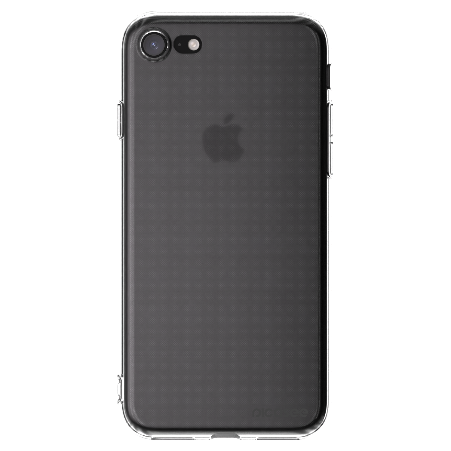 Picasee silikonowe przeźroczyste etui na Apple iPhone SE 2022 - Clear