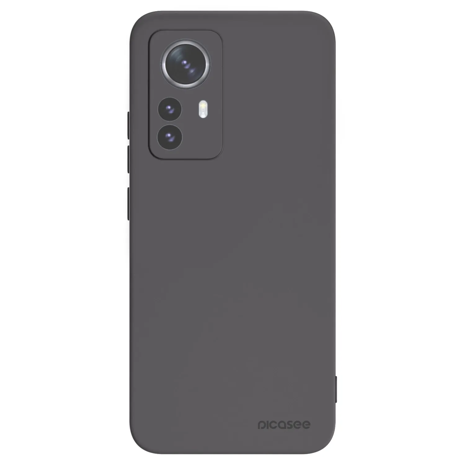 Picasee silikonowe czarne etui na Xiaomi 12 Pro - Clear