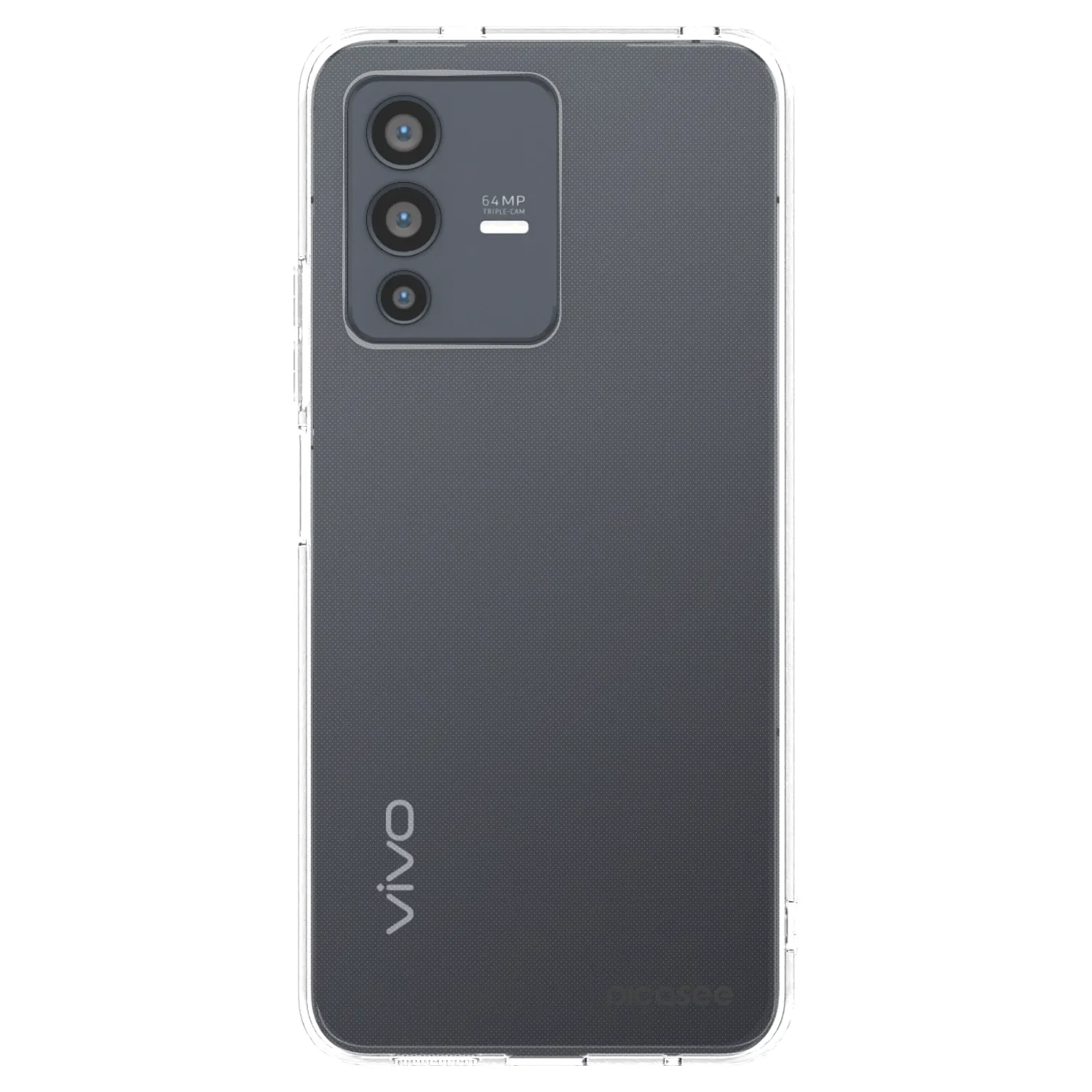 Picasee silikonowe przeźroczyste etui na Vivo V23 5G - Clear