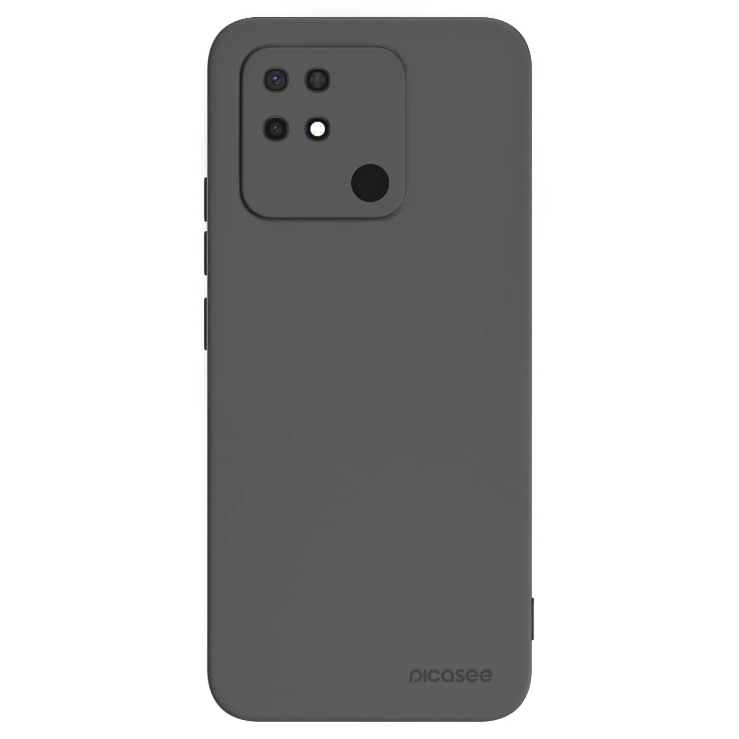 Picasee silikonowe czarne etui na Xiaomi Redmi 10C - Clear