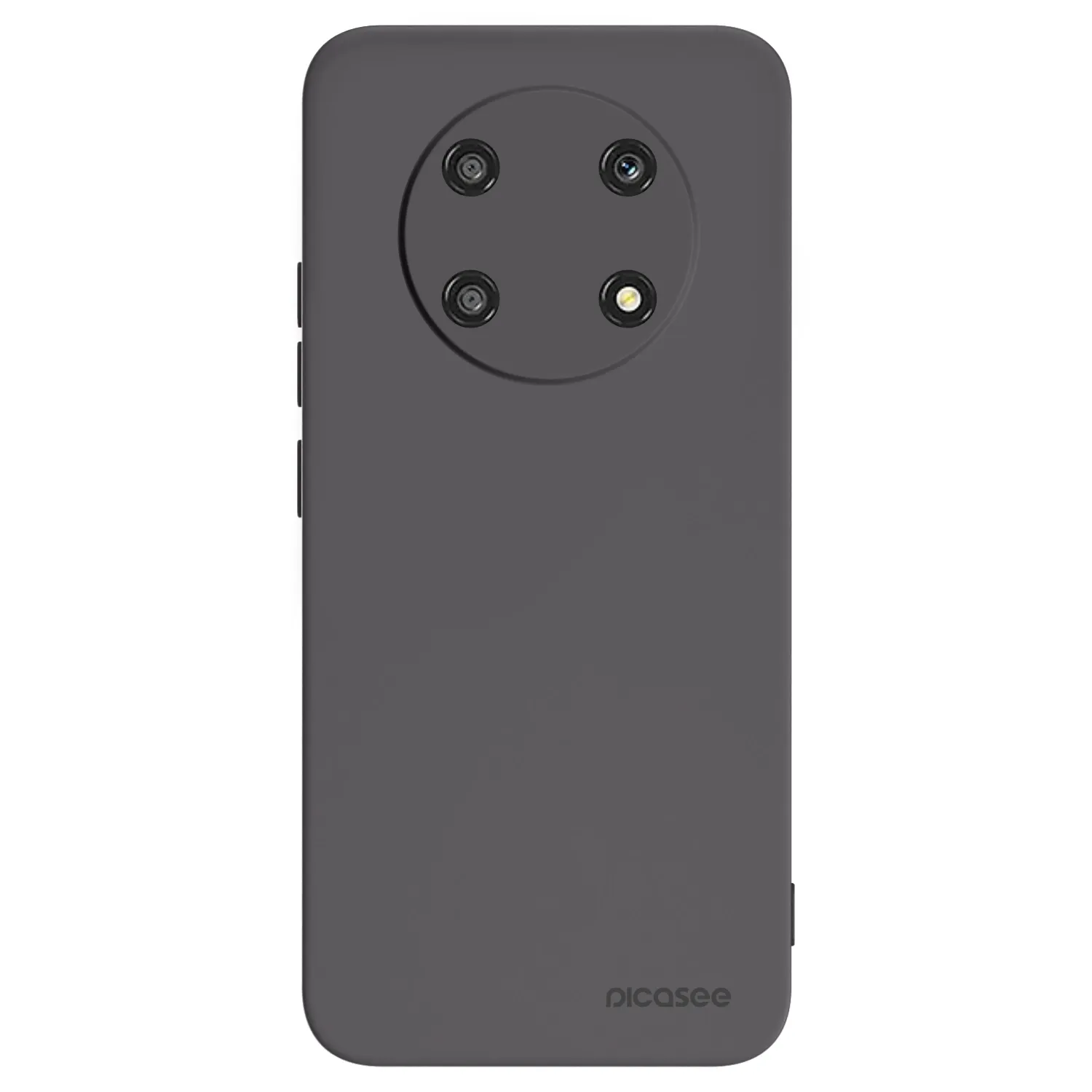 Picasee silikonowe czarne etui na Honor Magic4 Lite 5G - Clear