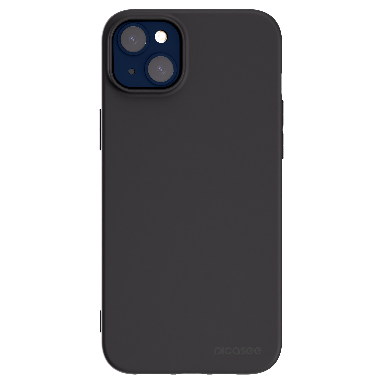 Picasee silikonowe czarne etui na Apple iPhone 14 Plus - Clear