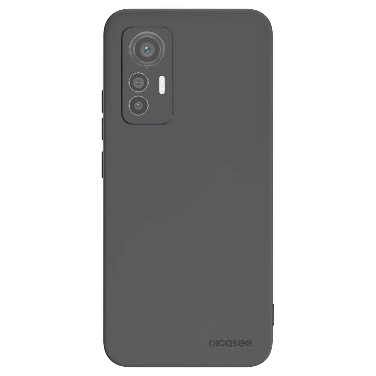 Picasee silikonowe czarne etui na Xiaomi 12 Lite - Clear