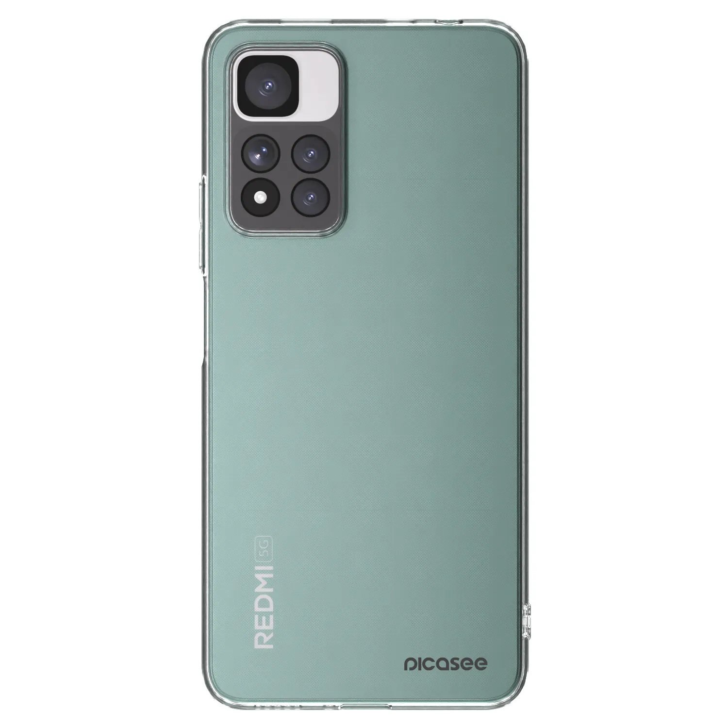 Picasee silikonowe przeźroczyste etui na Xiaomi Redmi Note 11 Pro+ 5G - Clear