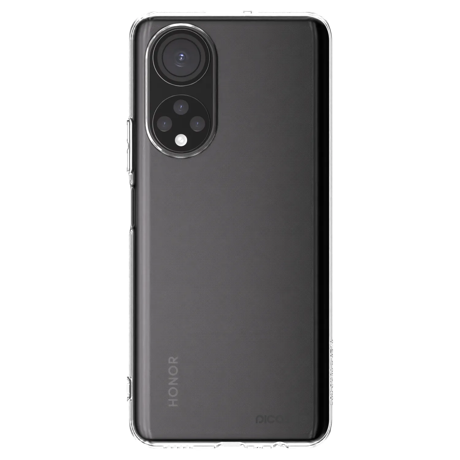 Picasee silikonowe przeźroczyste etui na Honor X7 - Clear