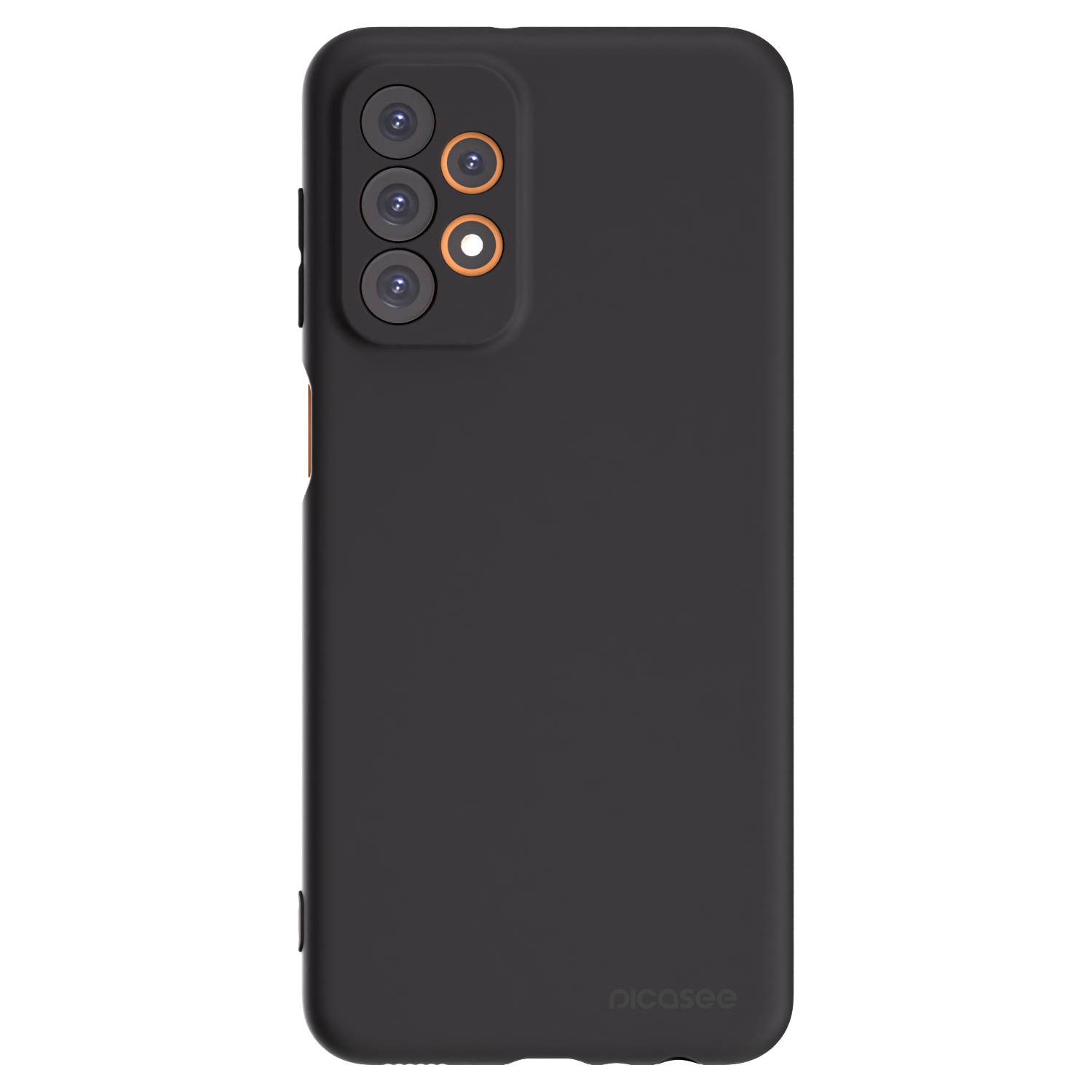 Picasee silikonowe czarne etui na Samsung Galaxy A23 A236B 5G - Clear