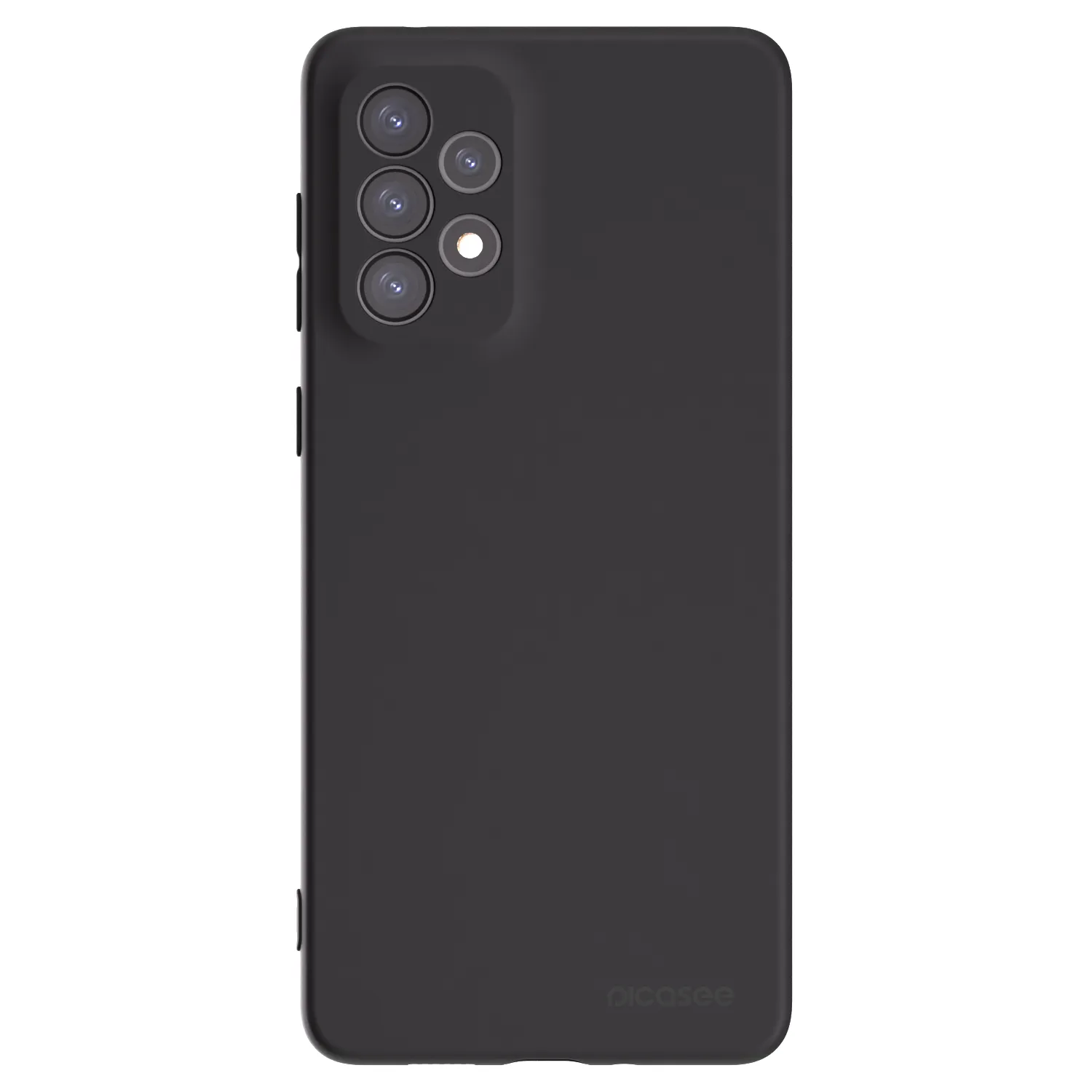 Picasee silikonowe czarne etui na Samsung Galaxy A73 5G - Clear