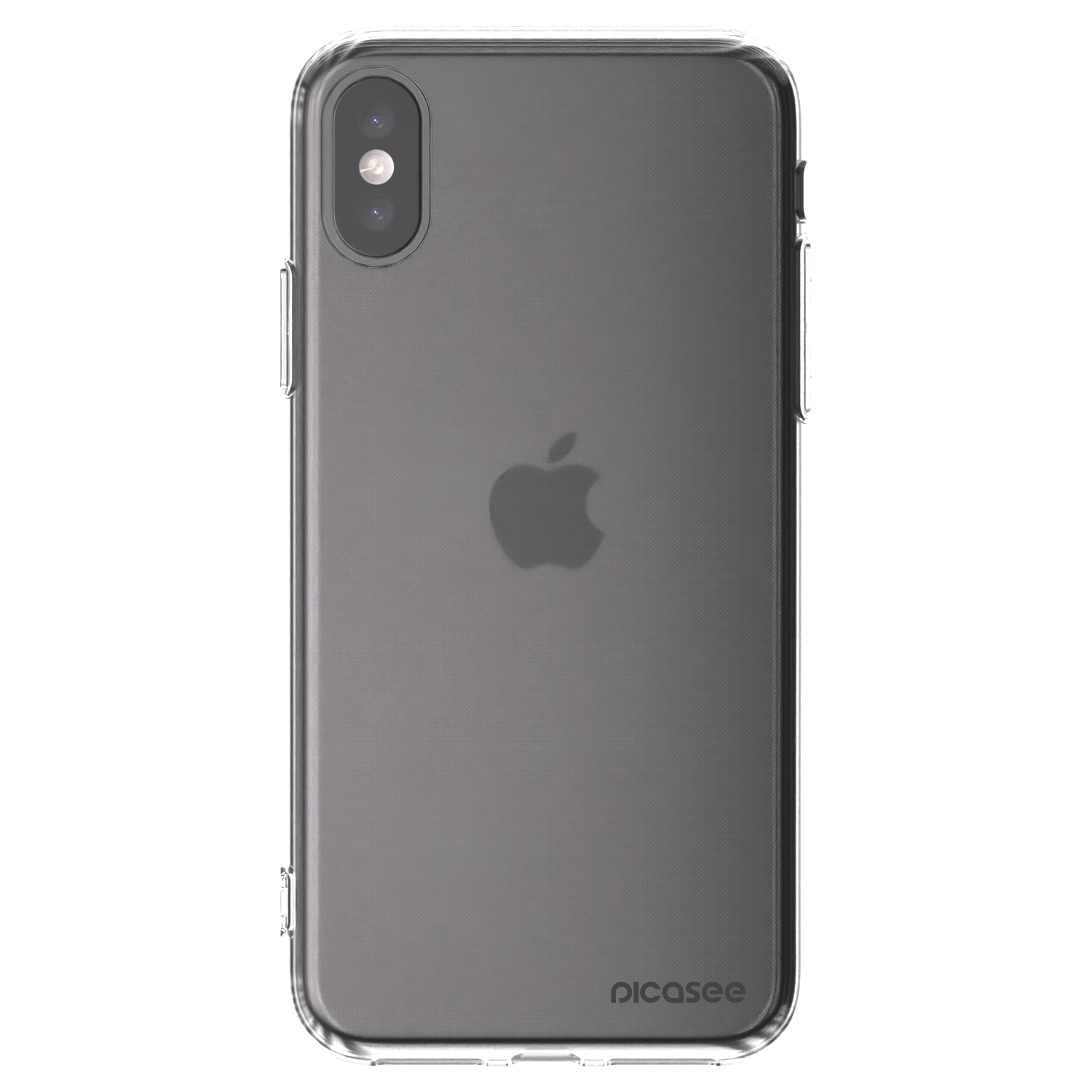 Picasee silikonowe przeźroczyste etui na Apple iPhone X/XS - Clear