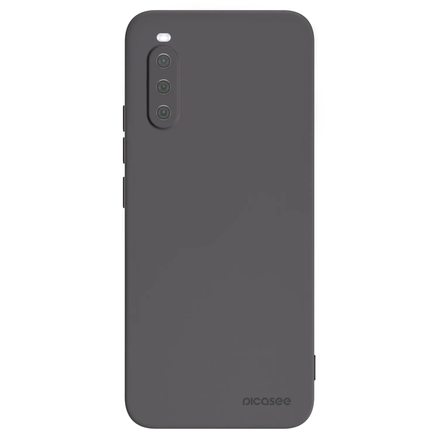 Picasee silikonowe czarne etui na Sony Xperia 10 III - Clear