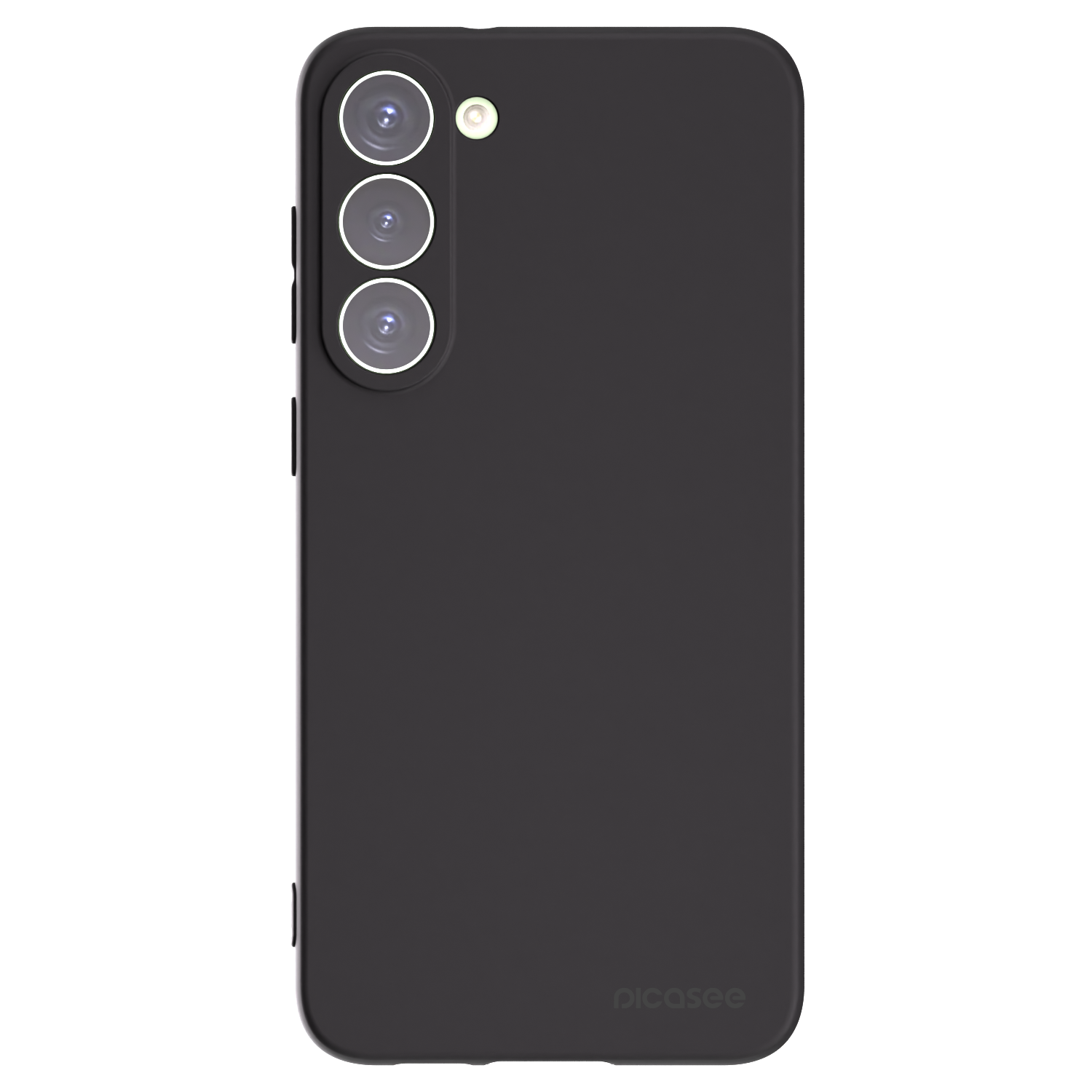 Picasee silikonowe czarne etui na Samsung Galaxy S23+ 5G - Clear