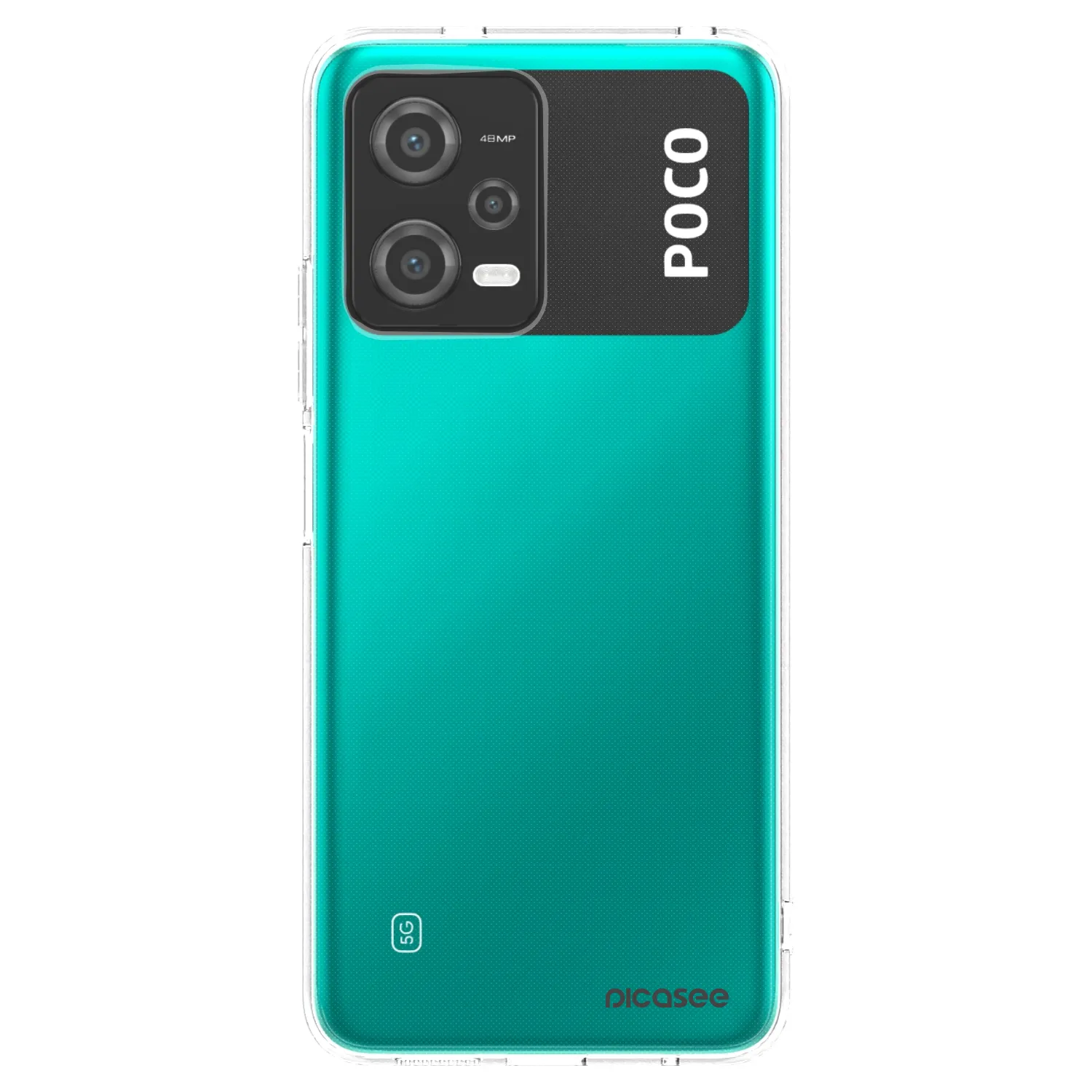 Picasee silikonowe przeźroczyste etui na Xiaomi Poco X5 - Clear