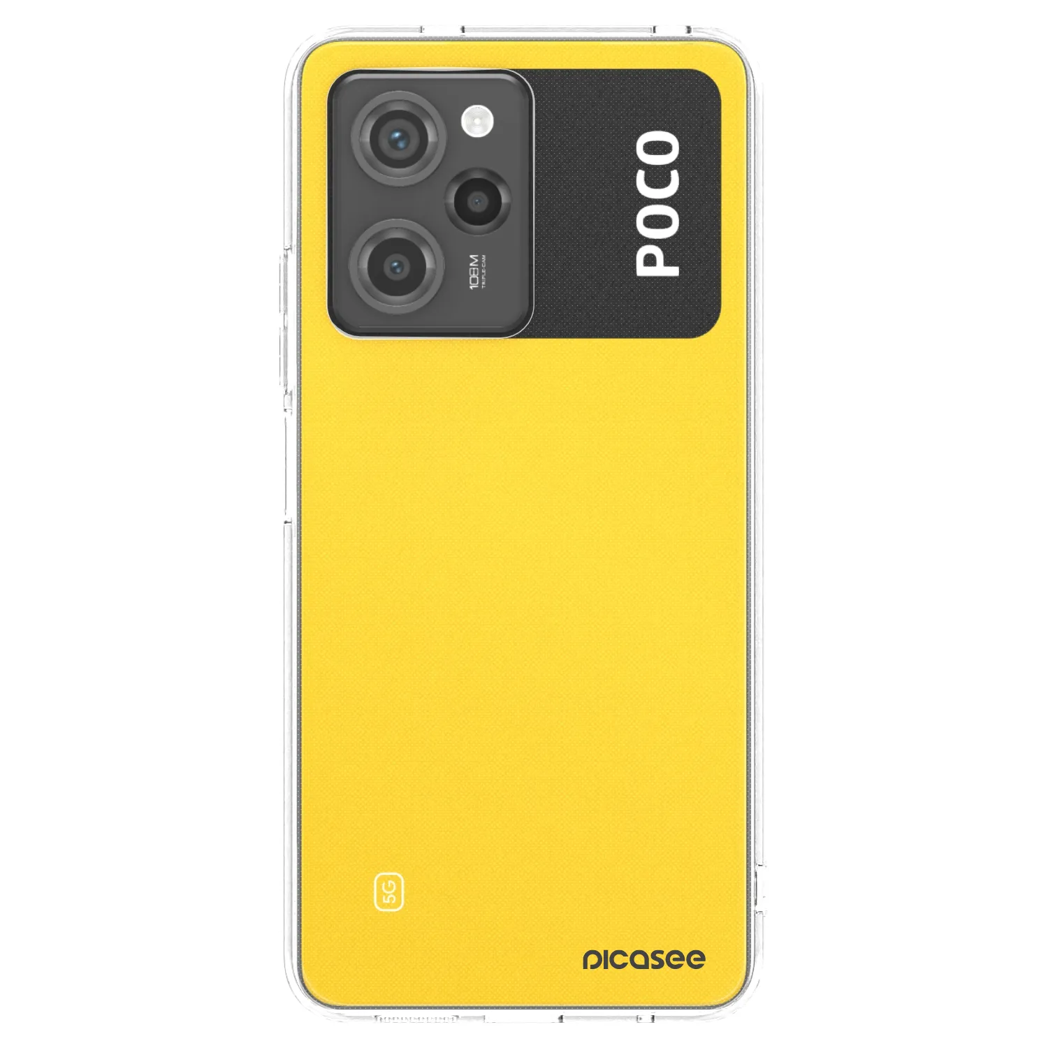 Picasee silikonowe przeźroczyste etui na Xiaomi Poco X5 Pro - Clear